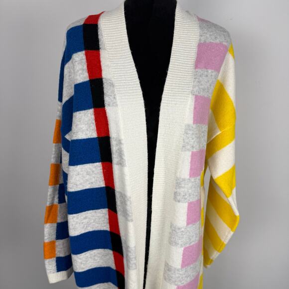 Lego x Target Multicolor Striped Open Front Duster Limited Sweater Cardigan EUC - Picture 6 of 14